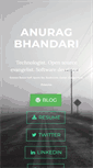 Mobile Screenshot of anuragbhandari.com